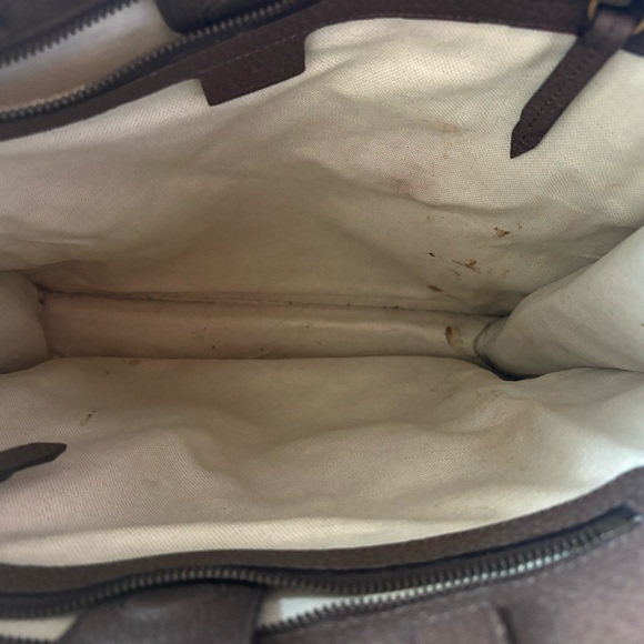 Gucci GG Supreme Patch Logo Tiger Tote Bag Brown - Picture 5 of 7